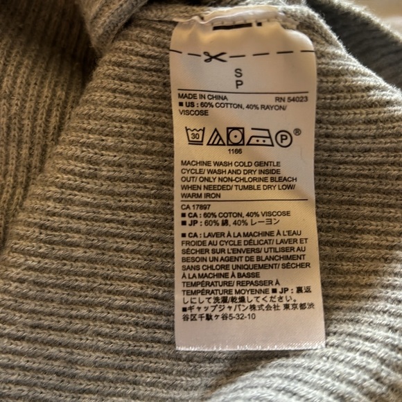 Banana Republic Gray Long-Sleeve Sweater Dress - Picture 8 of 8